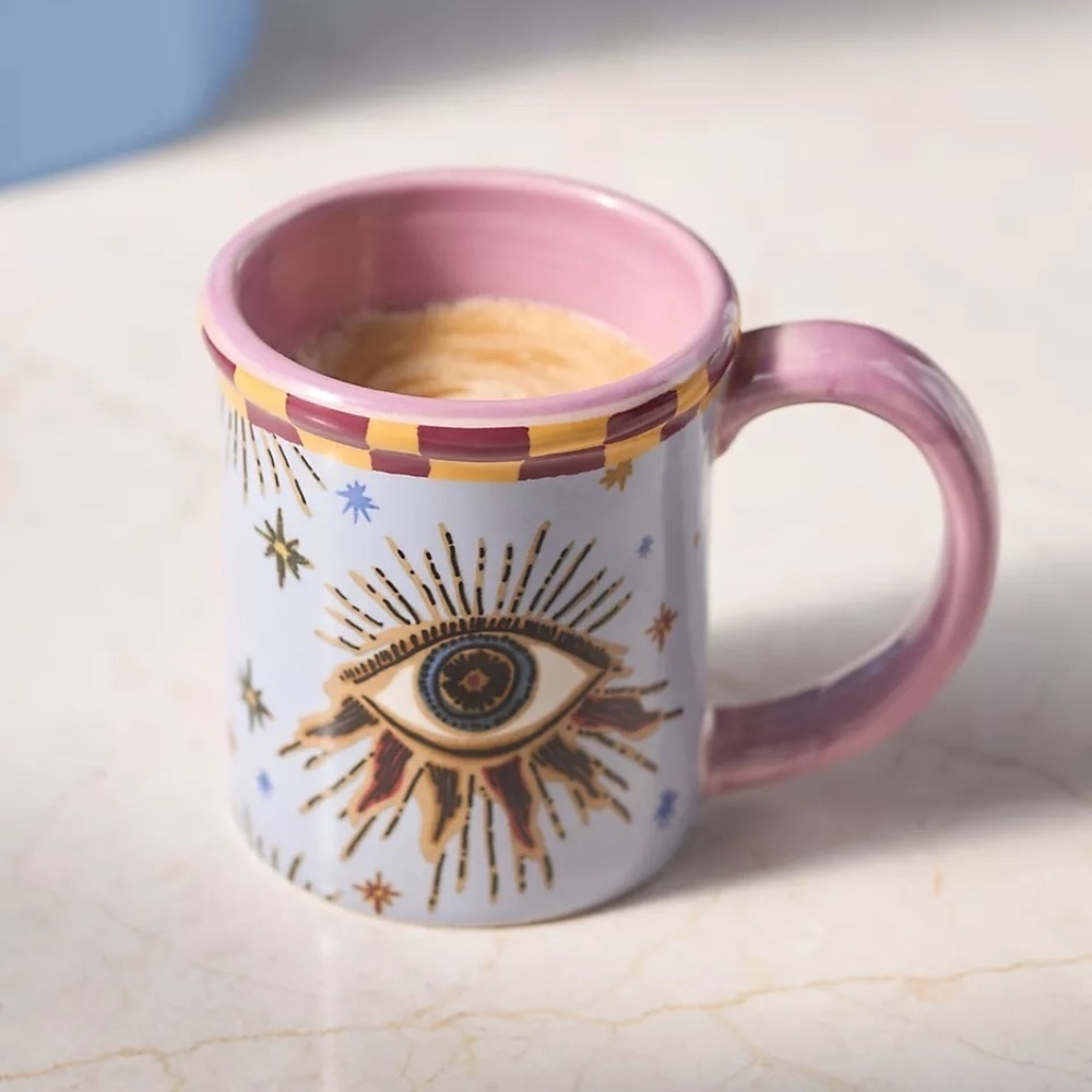 NWT Anthropologie Fortune Espesso Mug